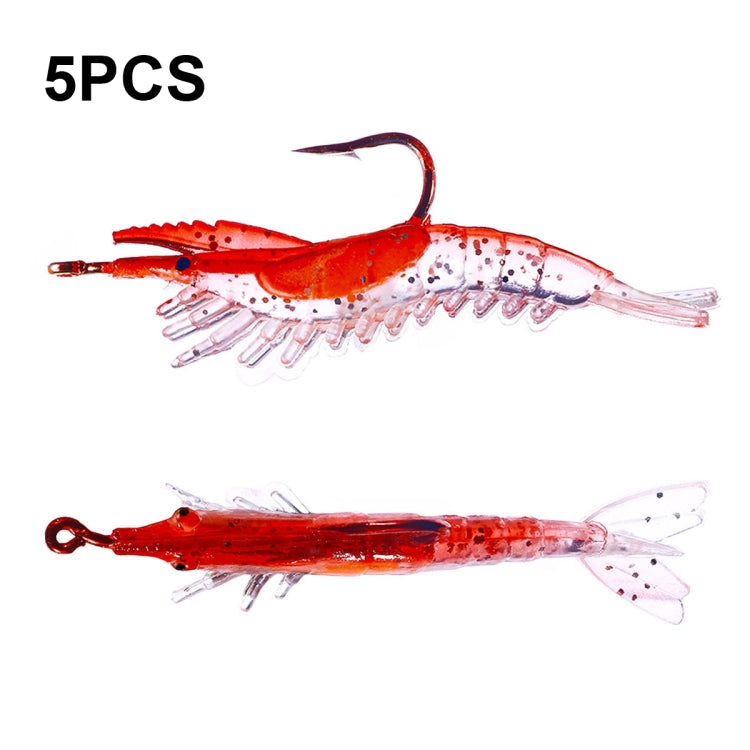 HENGJIA SO077 6cm 3g Lead Wrapped Shrimp Soft Lure Sea Bass Lure, SO077 4, SO077 1, SO077 2, SO077 3