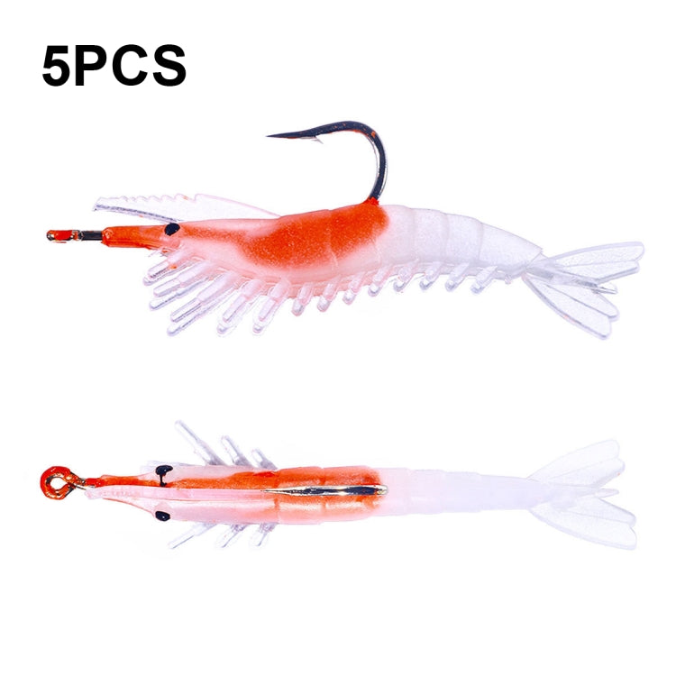 HENGJIA SO077 6cm 3g Lead Wrapped Shrimp Soft Lure Sea Bass Lure, SO077 4, SO077 1, SO077 2, SO077 3