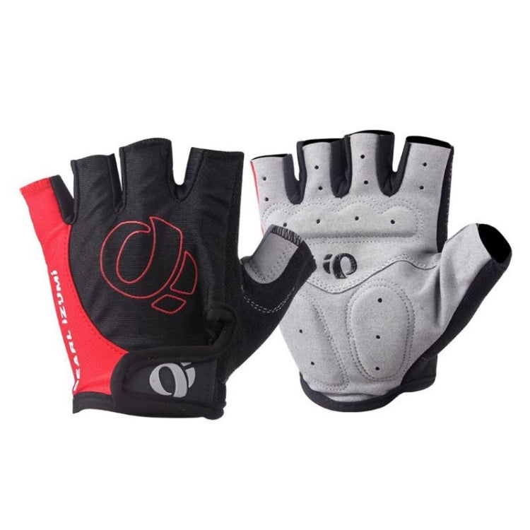 YIZIMI Anti-shock Half-finger Gloves Cycling Silicone Short Finger Gloves, S, M, L, XL