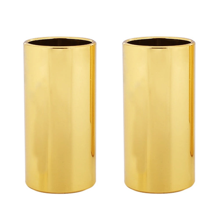 2PCS Stainless Steel Guitar Slide Tube Folk Slide Block, 28mm(Silver), 51mm(Silver), 60mm(Silver), 70mm(Silver), 28mm(Gold), 51mm(Gold), 60mm(Gold), 70mm(Gold), 28mm(Black), 51mm(Black), 60mm(Black), 70mm(Black)