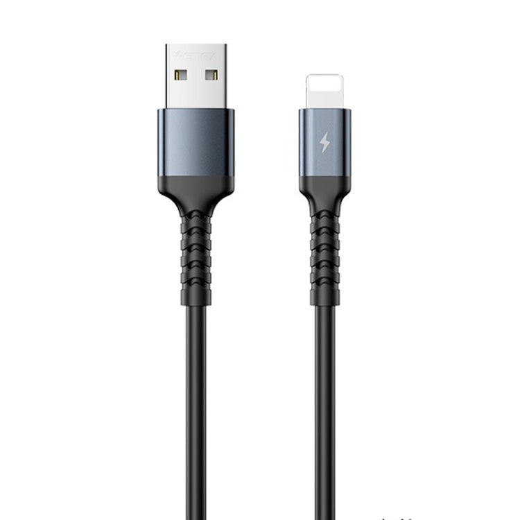 REMAX RC-C008 2.4A TPE Soft Anti-breakage Data Cable,Length 1m, USB To Micro USB, USB To 8 Pin