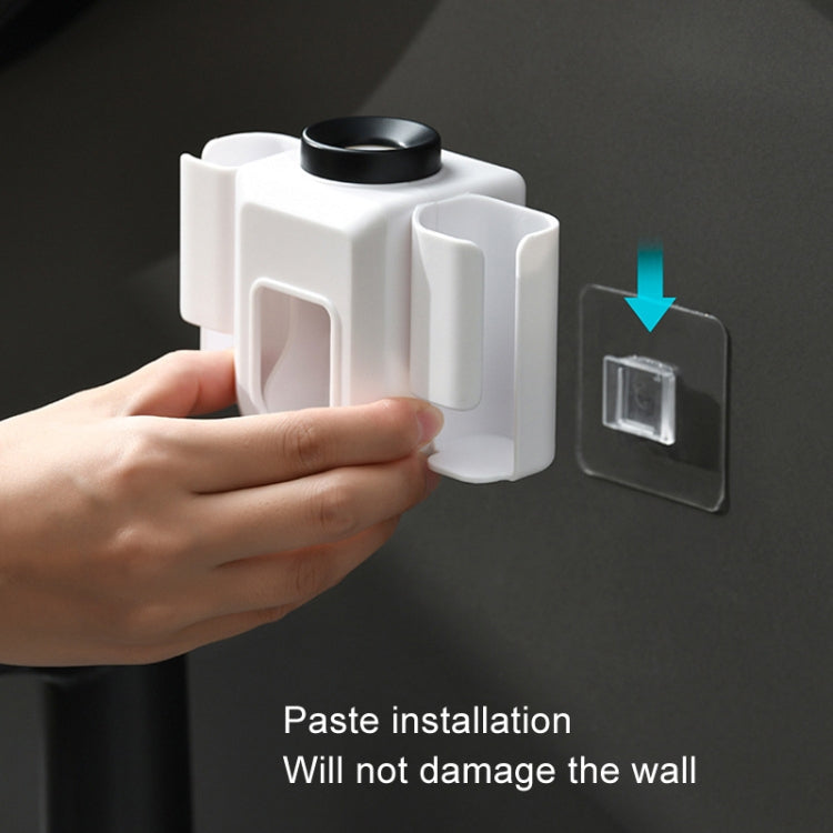 Electric Toothbrush Holder Automatic Toothpaste Squeezer Bathroom Wall Mounted Toothpaste Holder