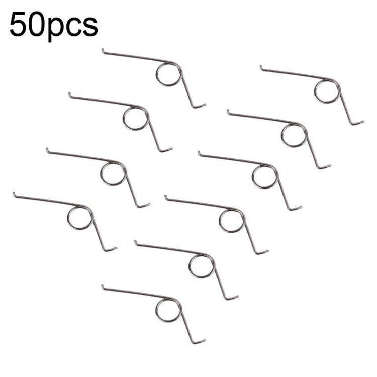 For PS5 Controller 50pcs Replacement Buttons Metal Springs ,Spec:, L2 R2 Springs, Motor Springs
