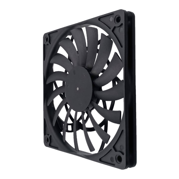 FANNE RIce Soul F12012 Desktop Chassis Ultra-thin 4pin Cooling Fan Intelligent PWM Speed Regulation, F12012