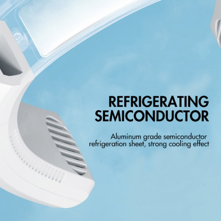 WT-F54 4000mAh Semiconductor Cooling Neck Fan – Wearable Bladeless Personal Fan
