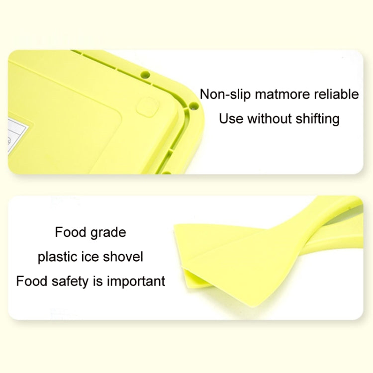 Mini Household Fried Yogurt Machine Children Homemade DIY Fried Ice Tray, Stainless Steel Green 26x21cm, Stainless Steel White 26x21cm, Stainless Steel Pink 22.5x17.5cm, Stainless Steel White 22.5x17.5cm, Aluminum Alloy White 22.5x17.5cm               ...