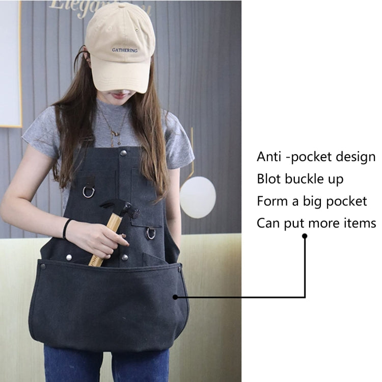 Canvas Electric Craftsmen Multi Pocket Tool Apron