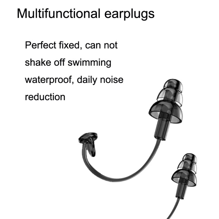 In-ear Waterproof Bone Conduction Earphone Magnetic Charging Swimming Sports Bluetooth Earphone, AS9 Blue