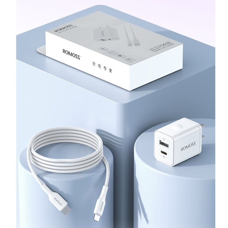 ROMOSS PD20W Fast Charger For Apple/Huawei And Xiaomi, CN Plug, Single-port