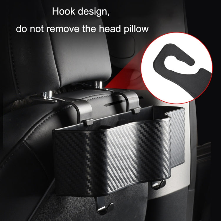 Car Seat Back Storage Box Rear Hanging Cup Holder