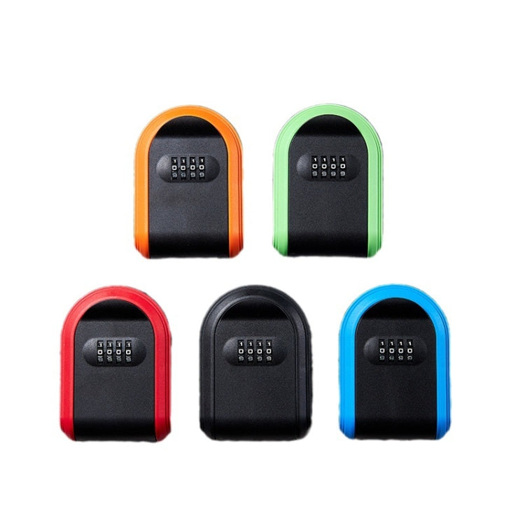Universal Key Lock Box with Mechanical Password – Black, Red & Blue