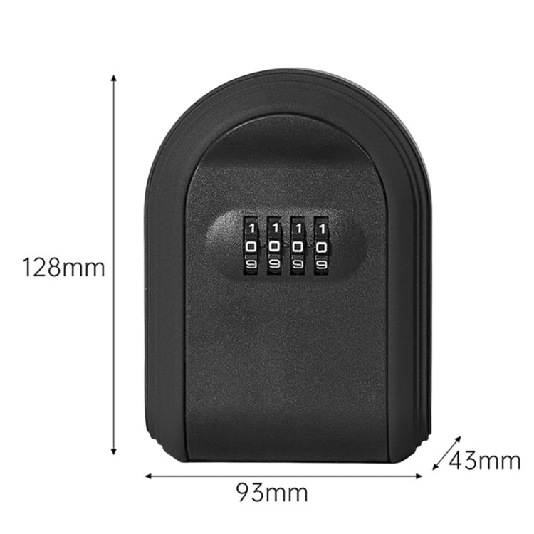 Universal Key Lock Box with Mechanical Password – Black, Red & Blue