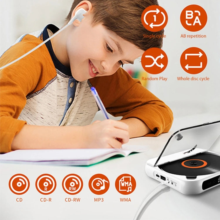 Kecag KC-918 Bluetooth CD Player Rechargeable Touchscreen Headphone Small Music Walkman