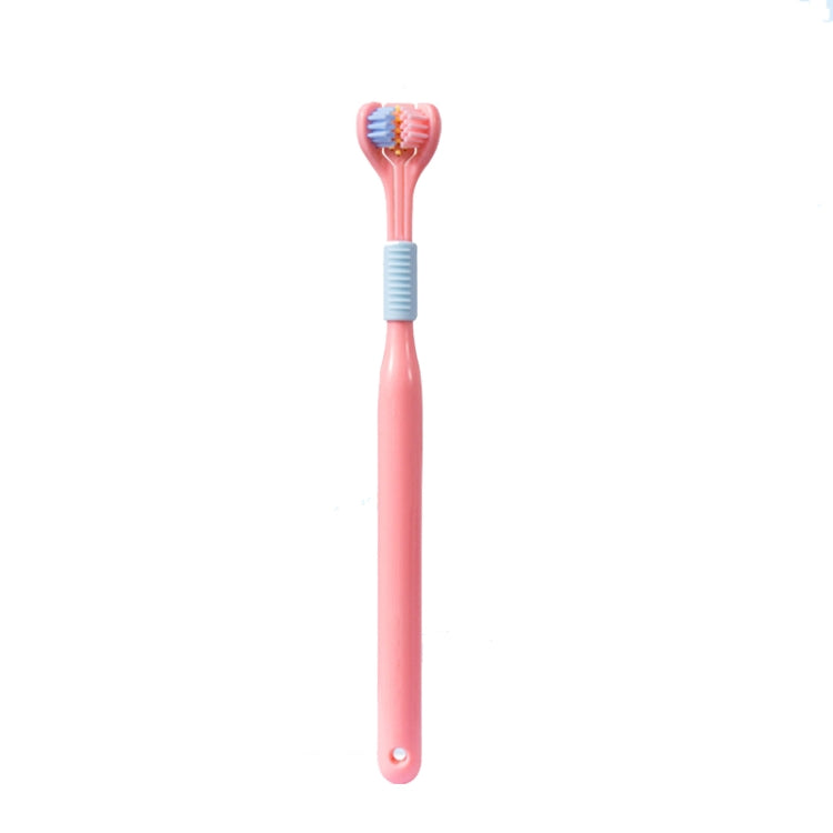 YALINA Three Sided Toothbrush Soft Hair 360 Degree V Shaped Toothbrush, 418 Adult Pink, 418 Adult Purple, A22 Kids Pink, A22 Kids Yellow, A22 Kids Blue