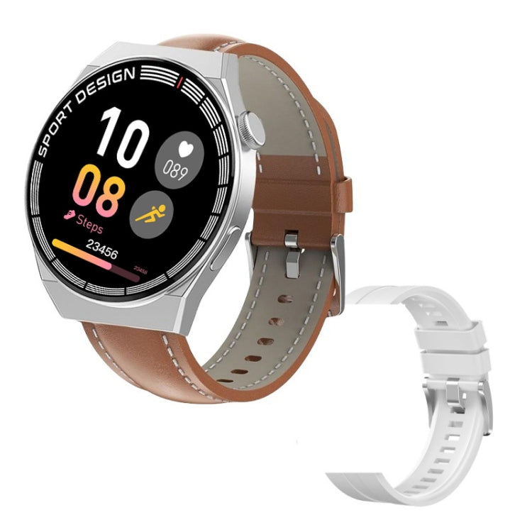 G3Pro 1.28-Inch Health Monitoring Bluetooth Call Smart Watch With NFC, Black Silicone, Silver Silicone, Black Leather, Brown Leather, Black Steel, Silver Steel, Black Three-bead Steel, Silver Three-bead Steel
