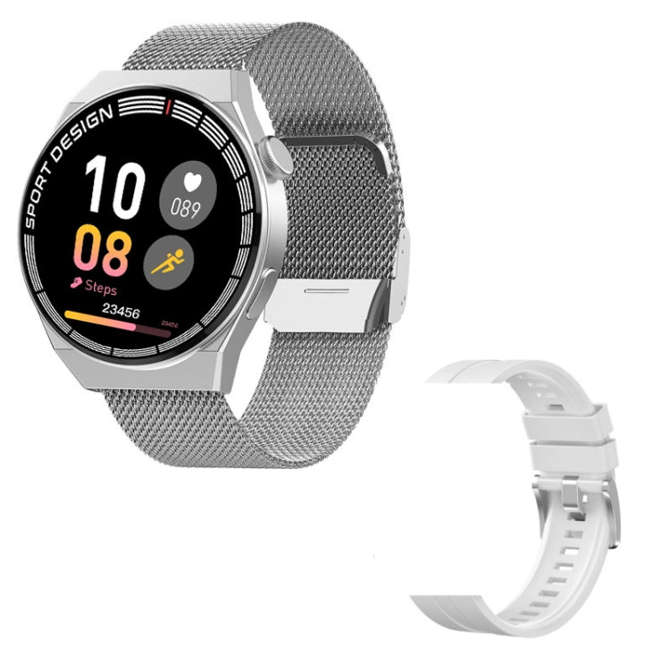 G3Pro 1.28-Inch Health Monitoring Bluetooth Call Smart Watch With NFC, Black Silicone, Silver Silicone, Black Leather, Brown Leather, Black Steel, Silver Steel, Black Three-bead Steel, Silver Three-bead Steel