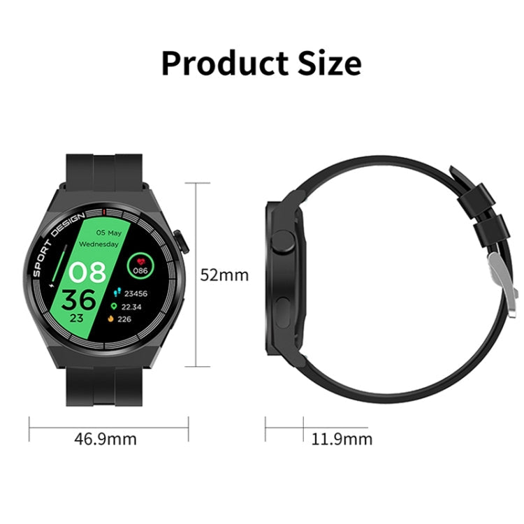 G3Pro 1.28-Inch Health Monitoring Bluetooth Call Smart Watch With NFC, Black Silicone, Silver Silicone, Black Leather, Brown Leather, Black Steel, Silver Steel, Black Three-bead Steel, Silver Three-bead Steel