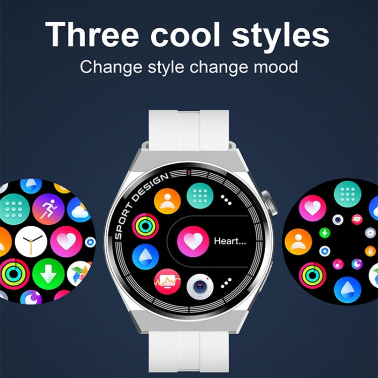 G3Pro 1.28-Inch Health Monitoring Bluetooth Call Smart Watch With NFC, Black Silicone, Silver Silicone, Black Leather, Brown Leather, Black Steel, Silver Steel, Black Three-bead Steel, Silver Three-bead Steel