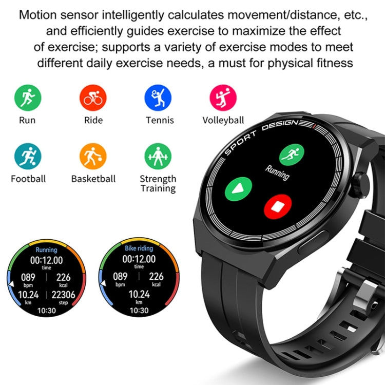 G3Pro 1.28-Inch Health Monitoring Bluetooth Call Smart Watch With NFC, Black Silicone, Silver Silicone, Black Leather, Brown Leather, Black Steel, Silver Steel, Black Three-bead Steel, Silver Three-bead Steel