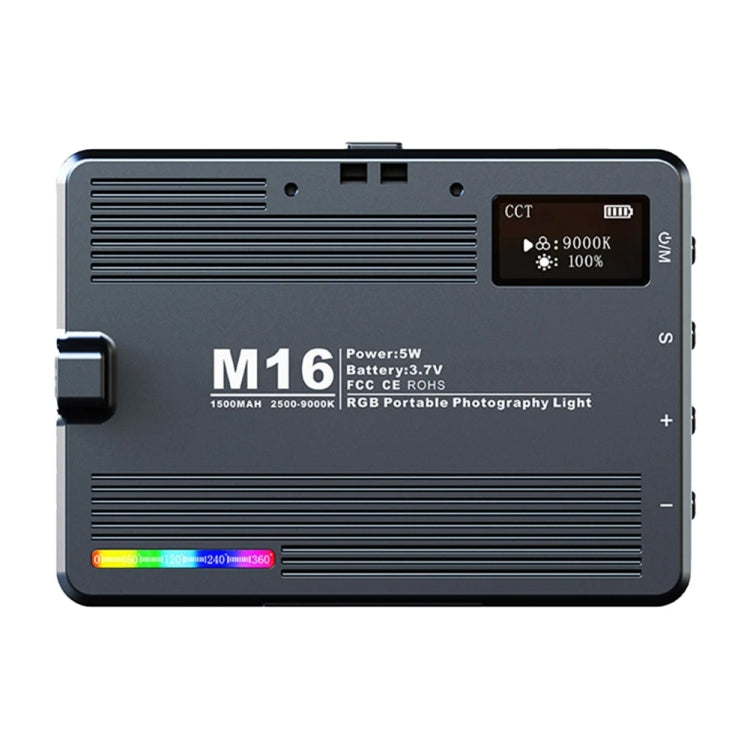 Rechargeable Pocket Light Mini Photography Light LED Outdoor Shooting Supplementary Light, Desiontal M15 3 Color Temperature, Desiontal M16 RGB