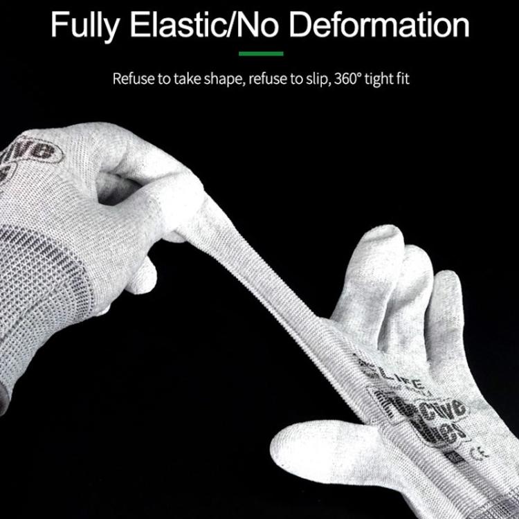 RELIFE RL-063 Anti-Static Thickened Non-Slip Heat Resistant Gloves Phone Screen Lamination Repair Gloves