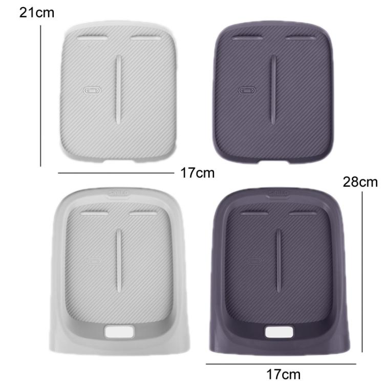 For 2025 Leapmotor B10 Center Console Wireless Charging Silicone Protective Anti-Slip Mat, Purple Half-coverage, Purple Full-coverage, Gray Half-coverage, Gray Full-coverage