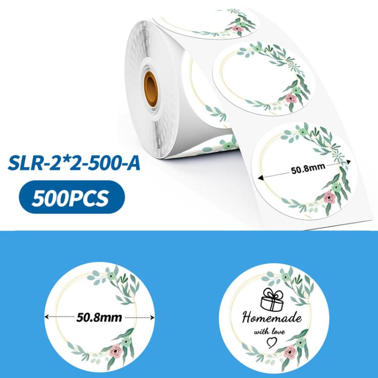 Phomemo 2-Inch Round Adhesive Labels For PM241-BT/PM246S/D520-BT Printer, LASER-SILVER-BLACK-400pcs, > LASER-GOLD-BLACK-400pcs, WHITE-BLACK-750pcs, PINK-BLACK-750pcs, YELLOW-BLACK-750pcs, BLUE-BLACK-750pcs, ORANGE-BLACK-750pcs, WHITE-BLUE-750pcs       ...