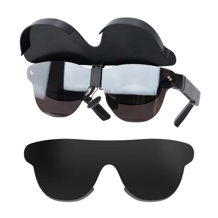 Flip-up Light Shield for RayNeo Air 3s/Air 3s Pro/Air 4/Air 4 Pro Ultra-Light  AR Glasses Privacy Cover, A