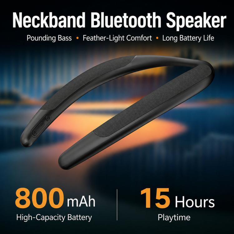 Neckband-style Wireless Bluetooth Speaker Outdoor Sports Running Portable Speaker