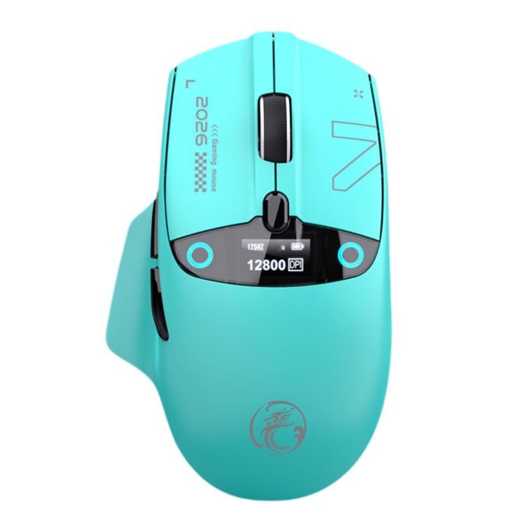 iMICE G205 Tri-Mode Wireless Gaming Mouse With Smart Display Screen 12800 DPI Rechargeable Ergonomic Mouse