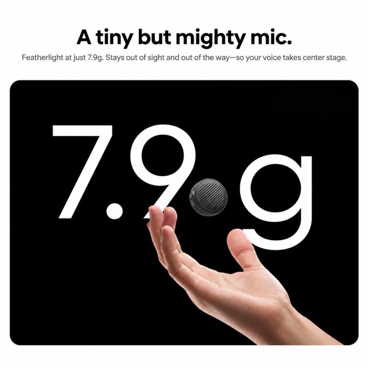 Insta360 Mic Air 2-in-1 Wireless Microphone – Transmitter + USB-C Receiver