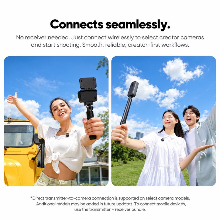 Insta360 Mic Air 2-in-1 Wireless Microphone – Transmitter + USB-C Receiver