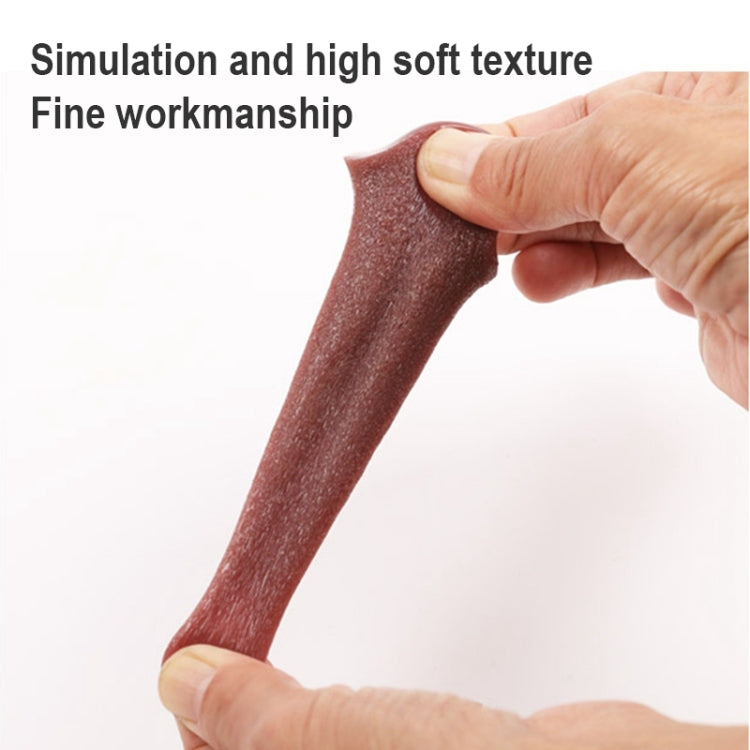 Halloween Funny Magic Tricks False Simulation Tongue Decompression Toy, Simulation Tongue