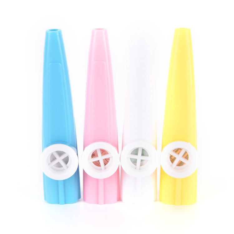 10PCS Plastic Kazoo Children Accompaniment Instrument, Random Color Delivery, 10PCS Kazoo