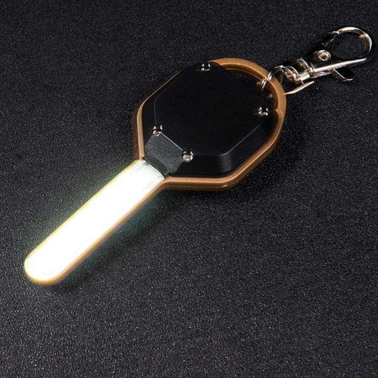 Mini Pocket Keychain Light LED White Light Keyring Outdoor Flashlight