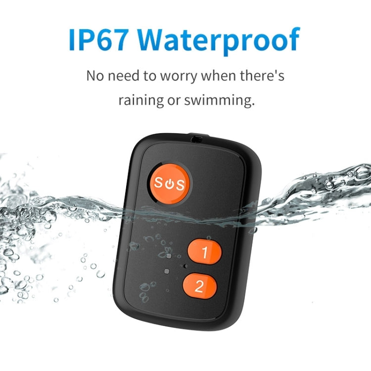 V51 B Style IP67 Waterproof 4G LTE 3G 2G GSM Elderly SOS Button Emergency Alarm GPS Tracker For North America/South America, V51 B Style