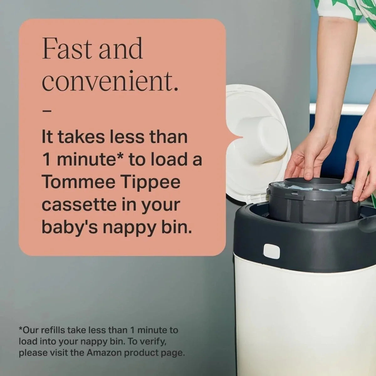 Tommee Tippee Twist & Click Nappy Bin Refills Pack of 6