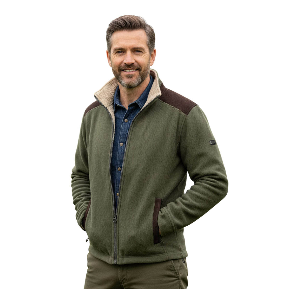 Mens Regatta Faversham Full Zip Fleece Lined Jacket
