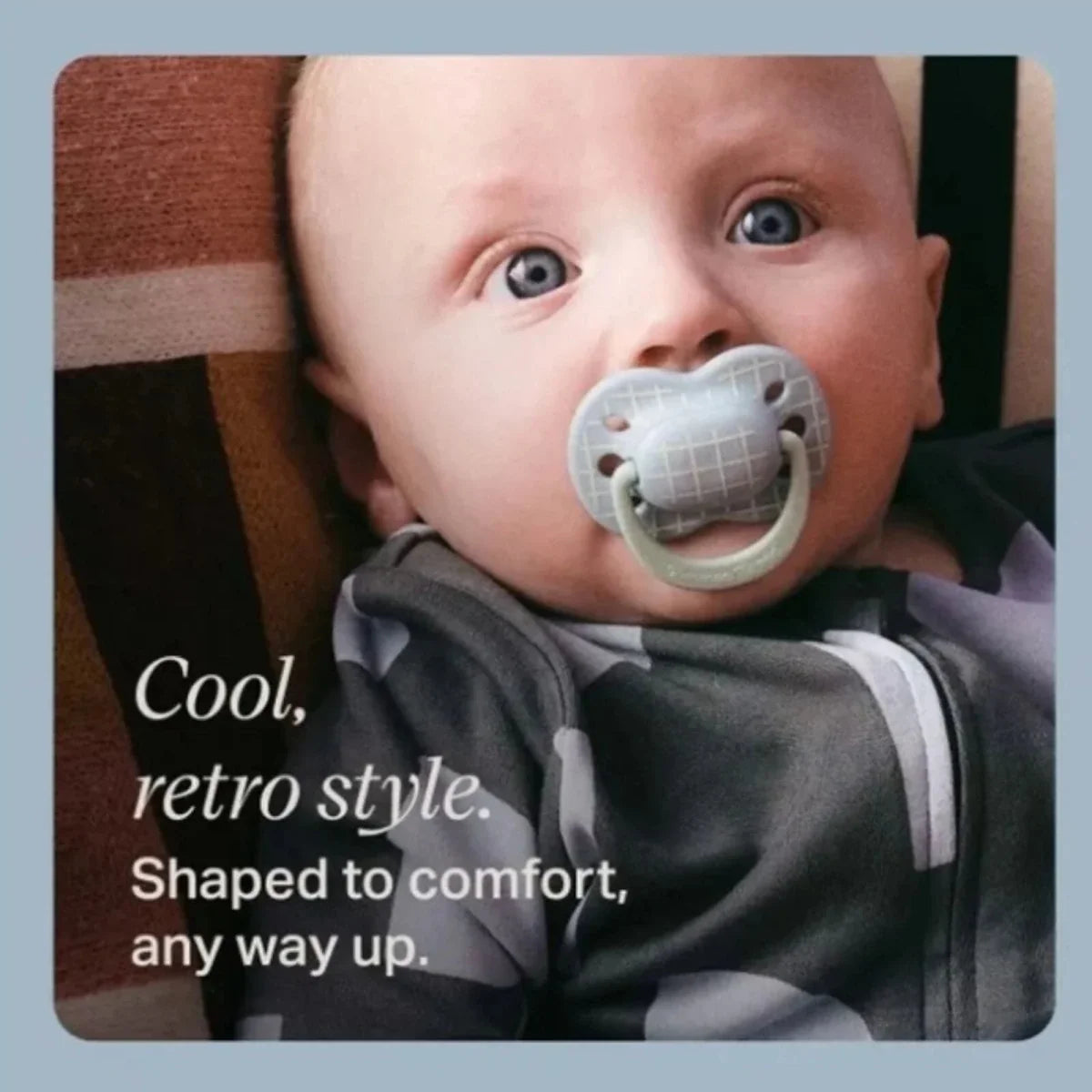 Tommee Tippee Ultra Fit Silicone Soother Boy 0-6 months Pack of 2