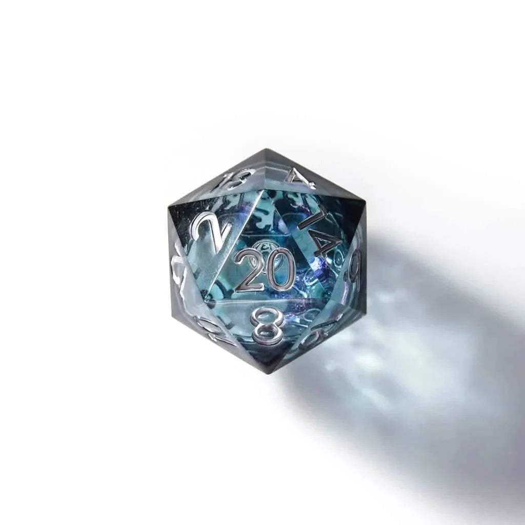 Unseelie | 33mm D20 | Oversized Liquid Core Dice | Single Dice