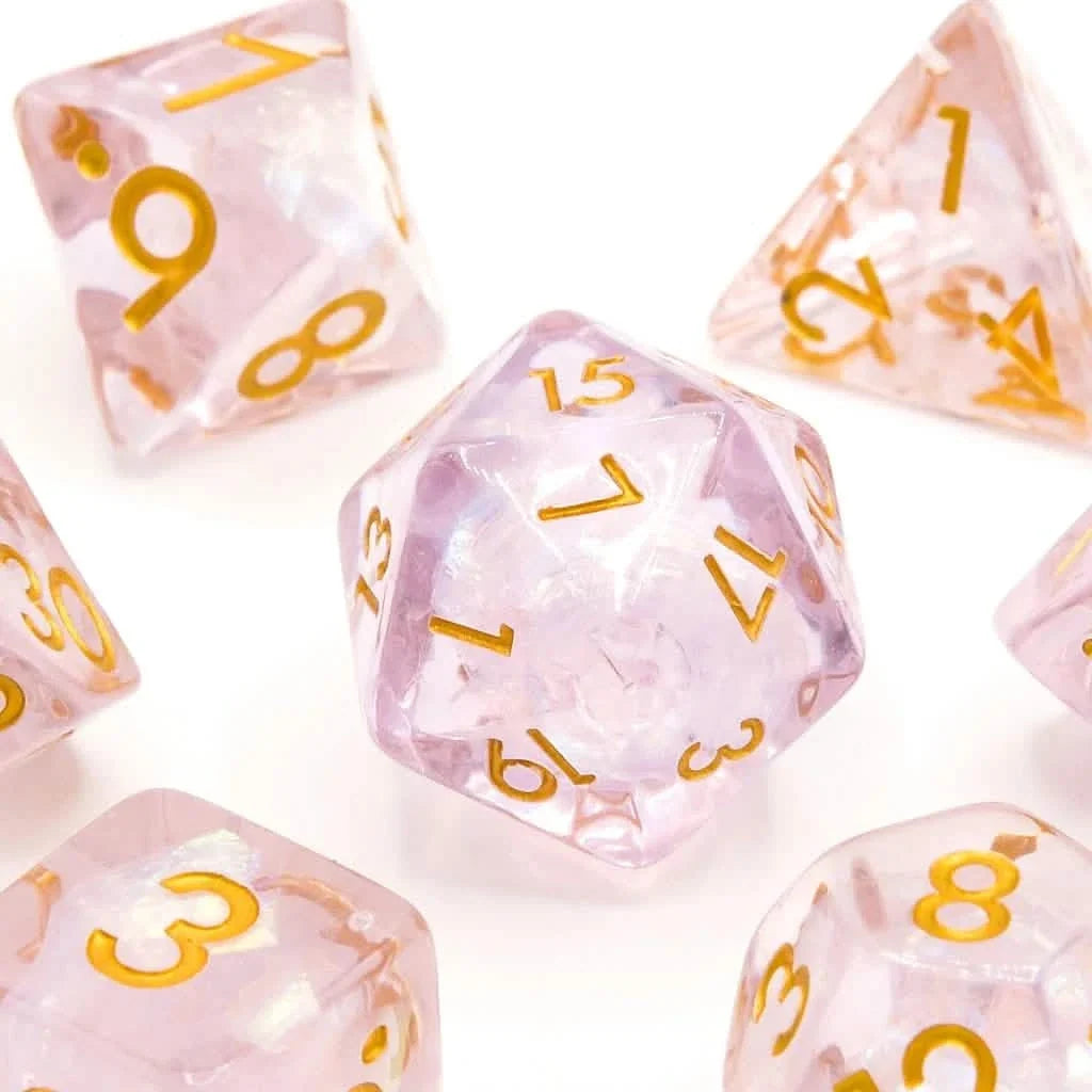 Ethereal Fae | Soft Edge Dice | Acrylic | 7 Piece Set