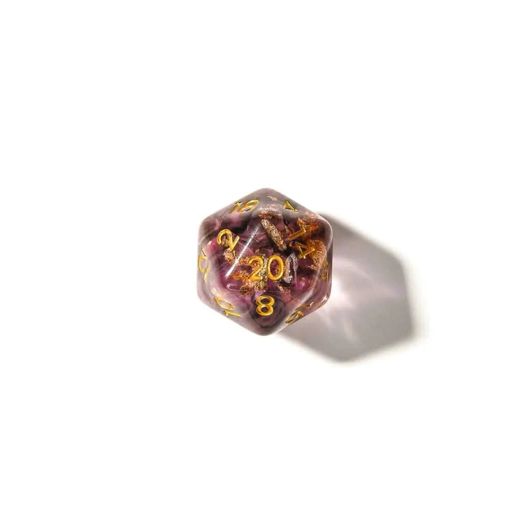 Phantom Shadow | Soft Edge Dice | Resin | 7 Piece Set