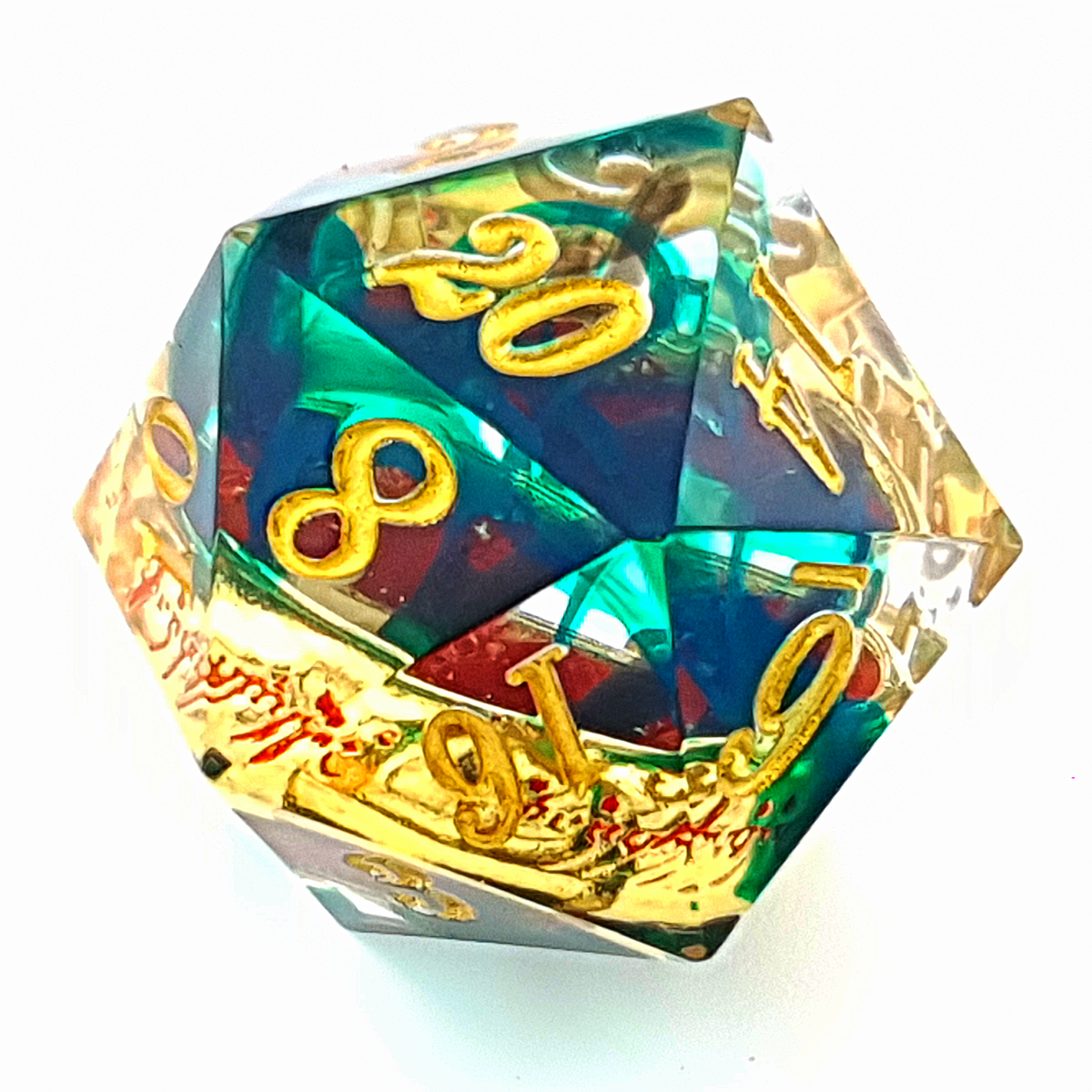 Ring of Envy | Sharp Edge Dice | Resin | 7 Piece Set
