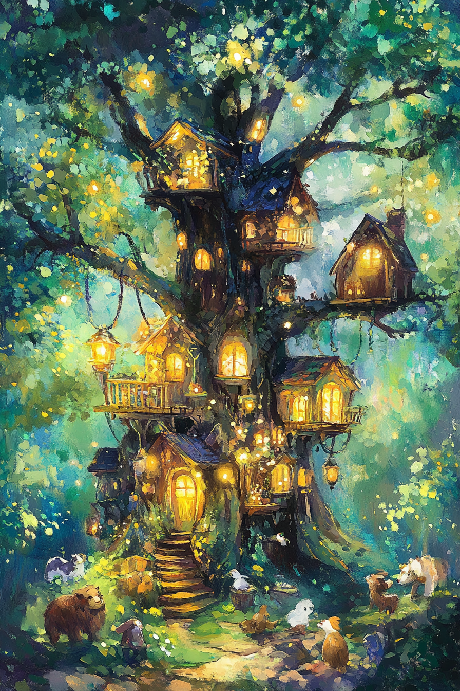 The Magical Tree Canvas