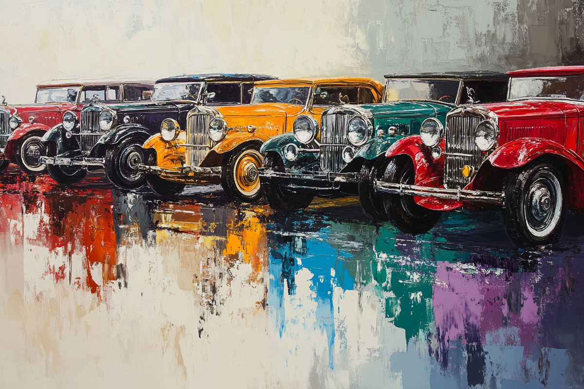 Timeless Automobile Canvas