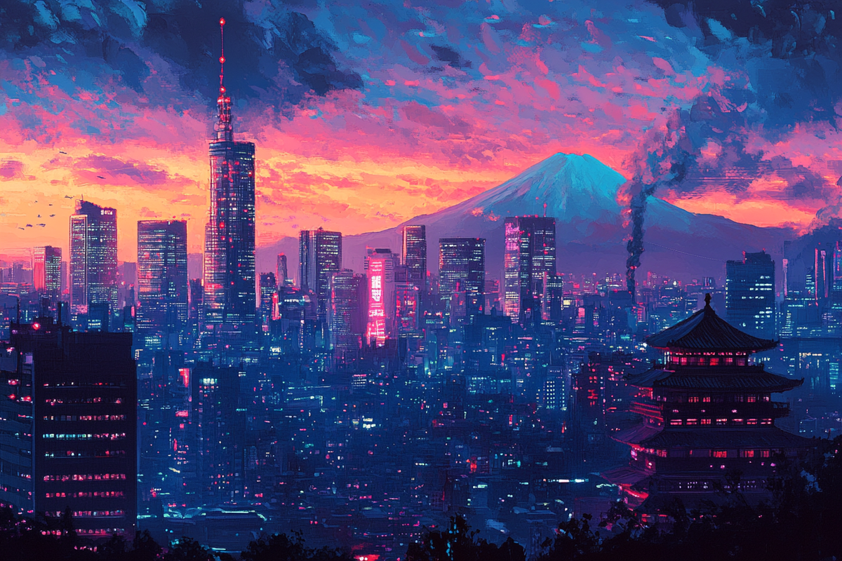 Tokyo Harmony Canvas