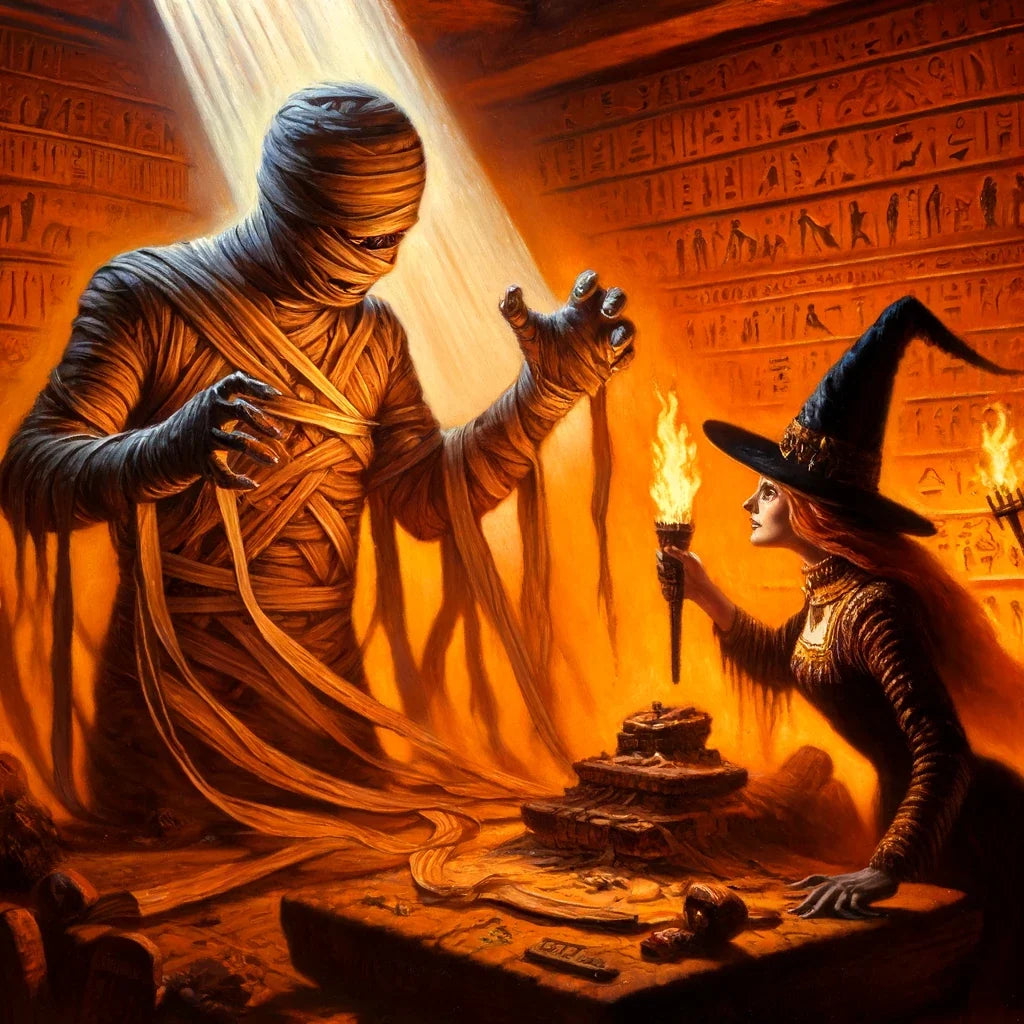 Tomb Confrontation Canvas