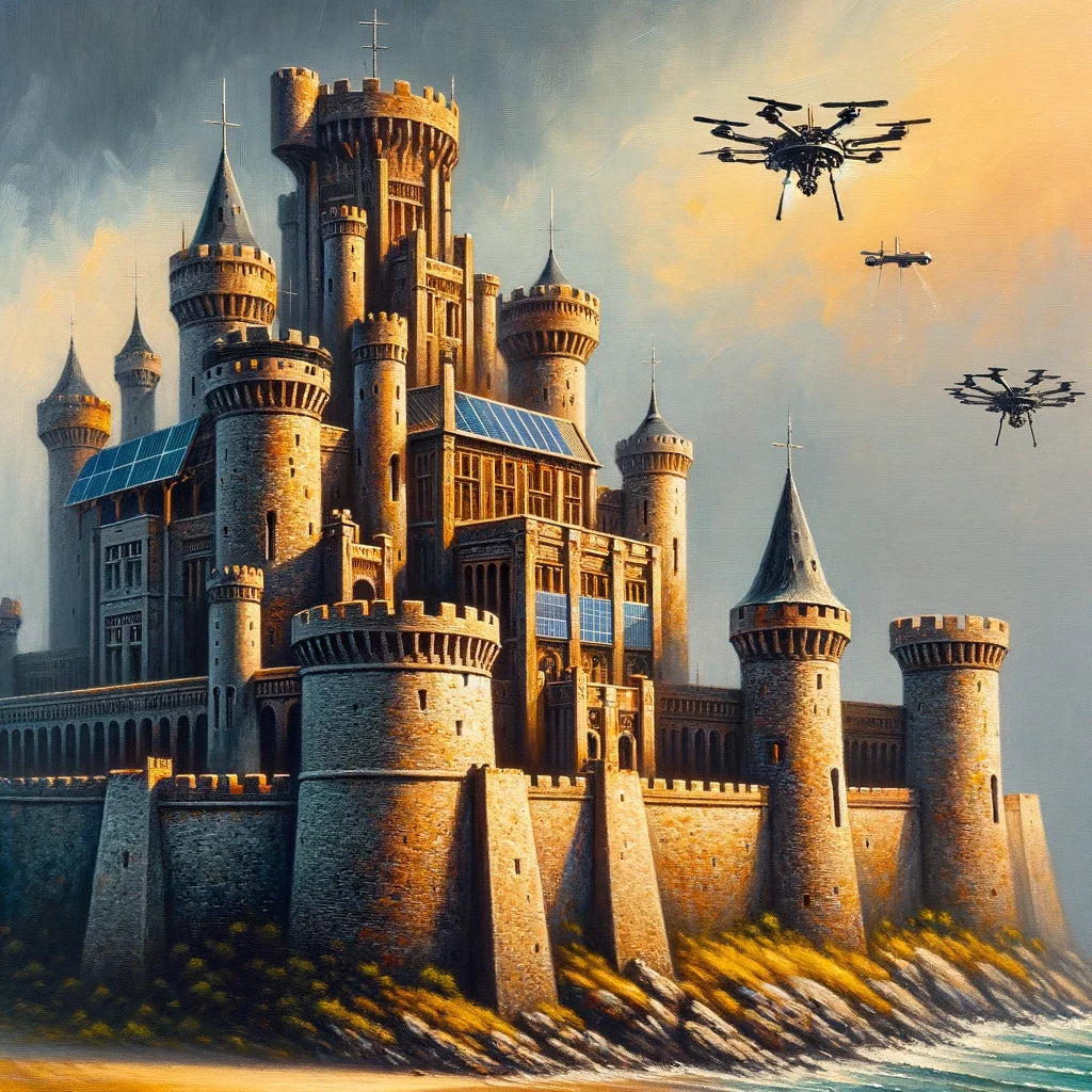 Tomorrow's Castle Sunrise Canvas