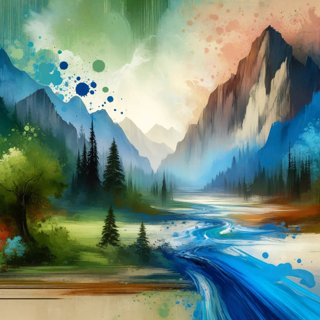 Tranquil Mountain Canvas