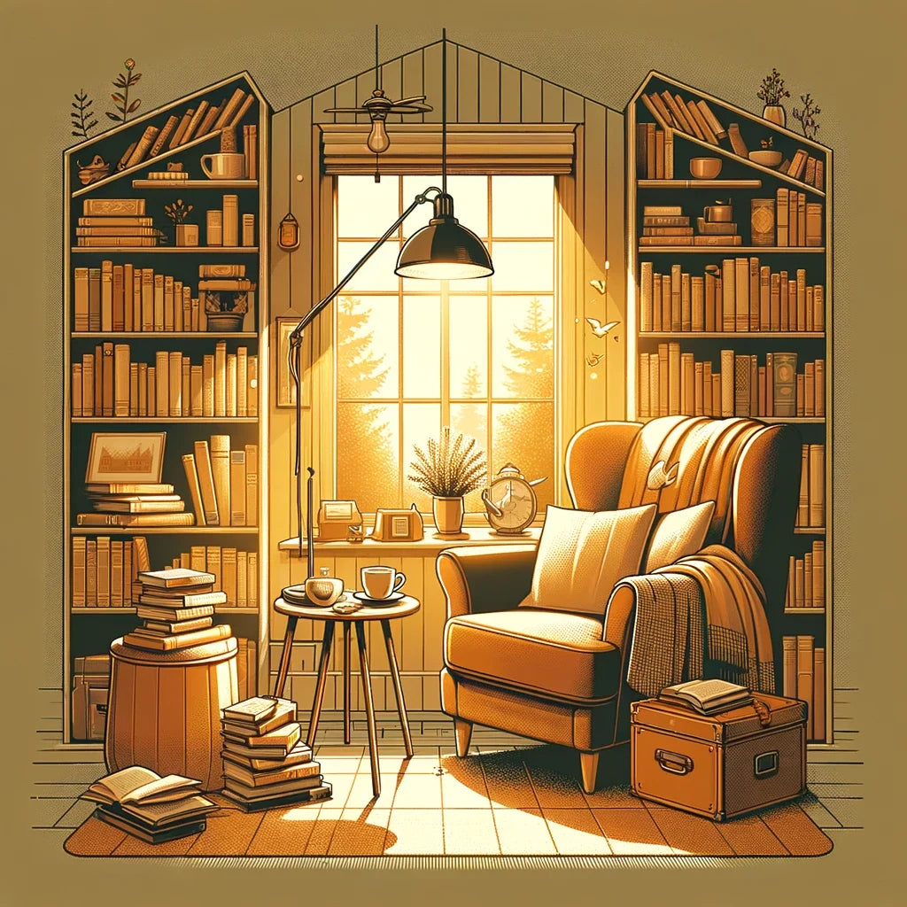 Tranquil Reader's Canvas
